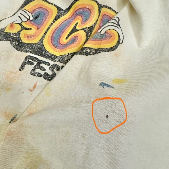 IMOGENE + WILLIE ACL T-Shirt Ivory Austin City Limits Music Festival Tee - Picture 5 of 9